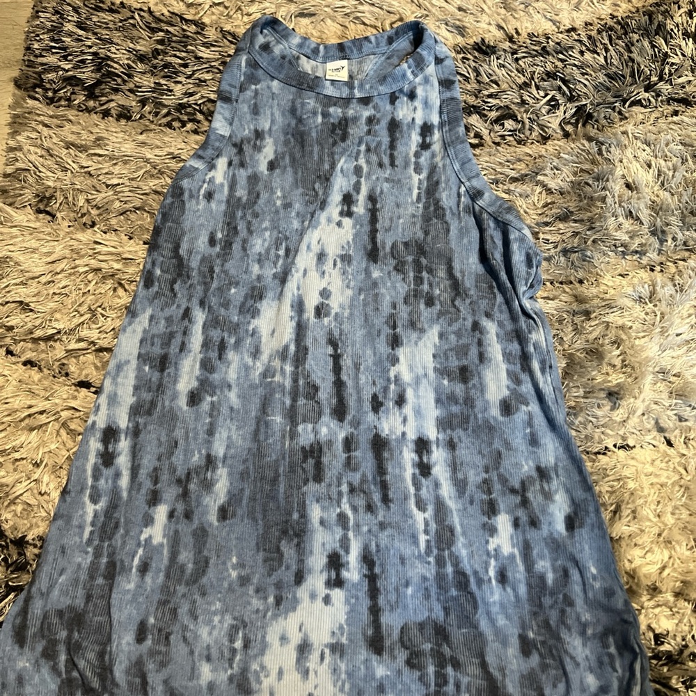 Old Navy Blue Sleeveless Tank Top